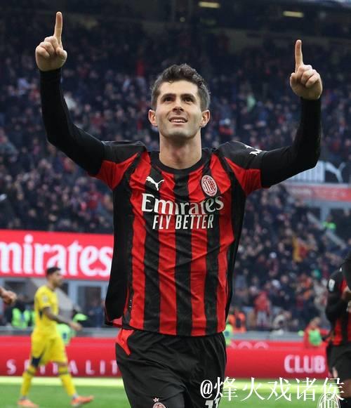 意甲-恩昆库梅开二度普利西奇破门 AC米兰3-0完胜维罗纳